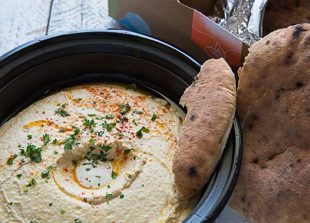 Hummus Bowl With Chunky Eggplant Oren S Hummus Eat Club